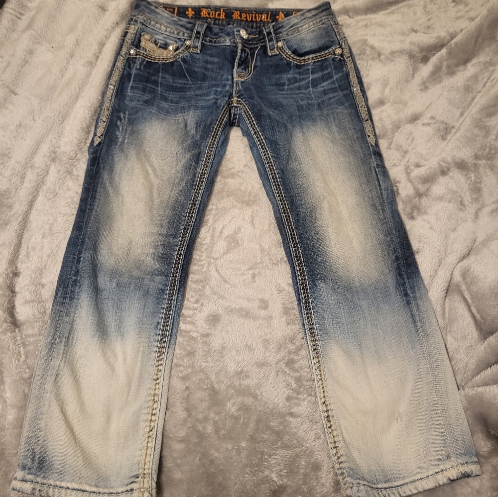 Womens size 26 Rock Revival Capri pants Excellent condition
